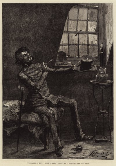 Deux phases de la vie, en déclin - Frederick Barnard